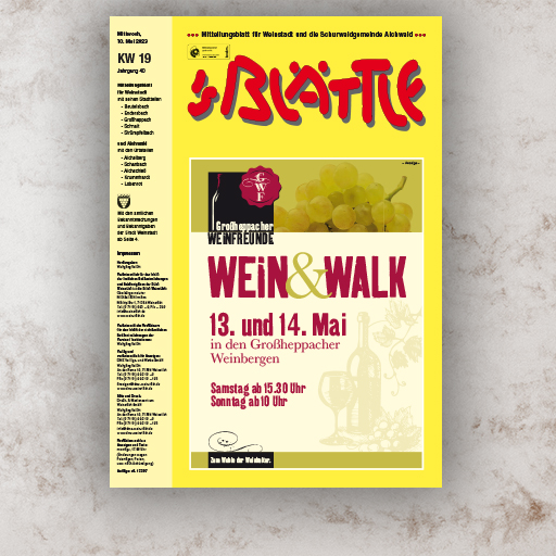 Cover Weinstadt KW19-2023