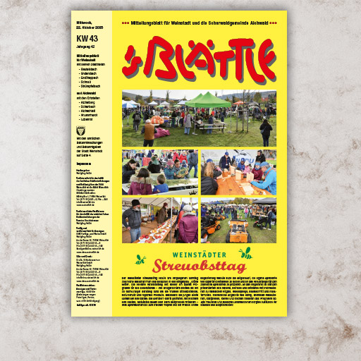 Titel Weinstadt KW 43