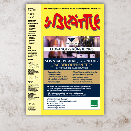 Titel Weinstadt KW 16