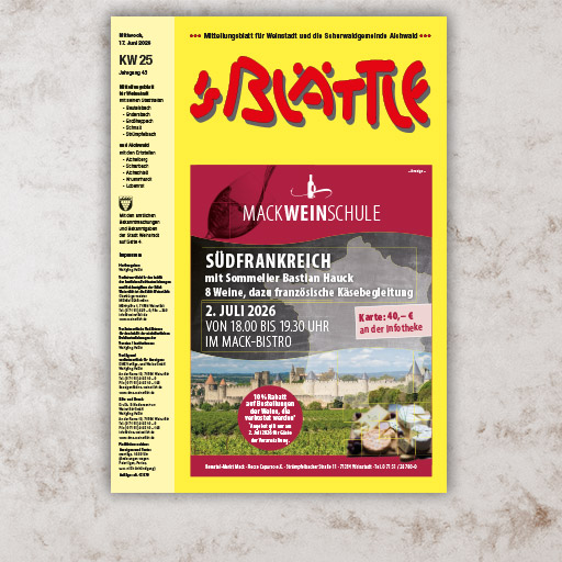 Titel Weinstadt KW 25