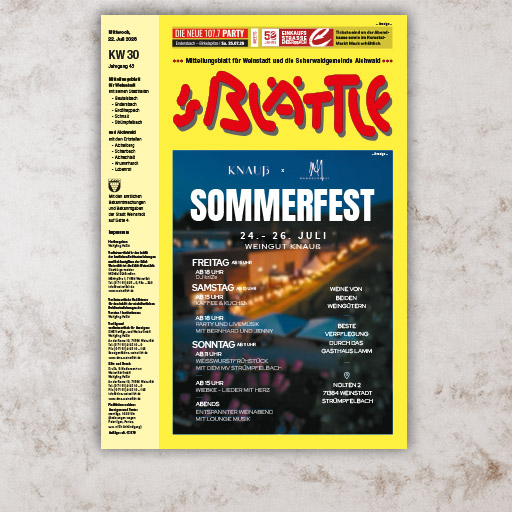 Titel Weinstadt KW 30