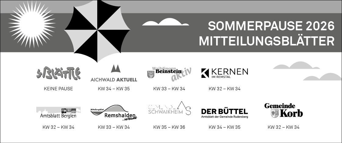 Sommerpause 2026