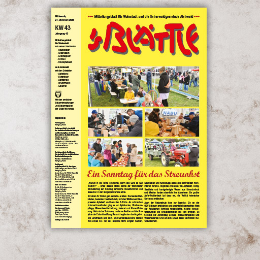 Titel Weinstadt KW 43